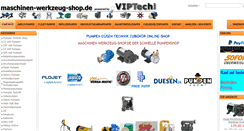 Desktop Screenshot of maschinen-werkzeug-shop.de